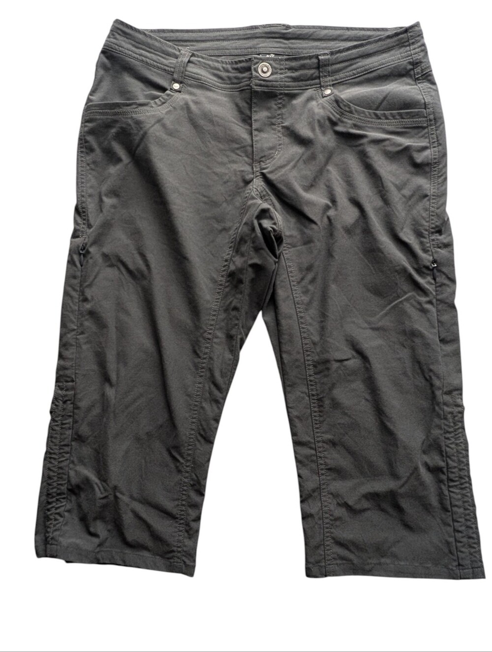 Kuhl Splash Capri Stretch Performance Hiking Trekking Climbing Trail 10 Gray - Picture 2 of 10